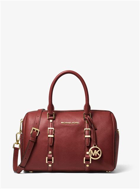 michael michael kors bedford travel satchel|Bedford Legacy Medium Pebbled Leather Duffle Satchel.